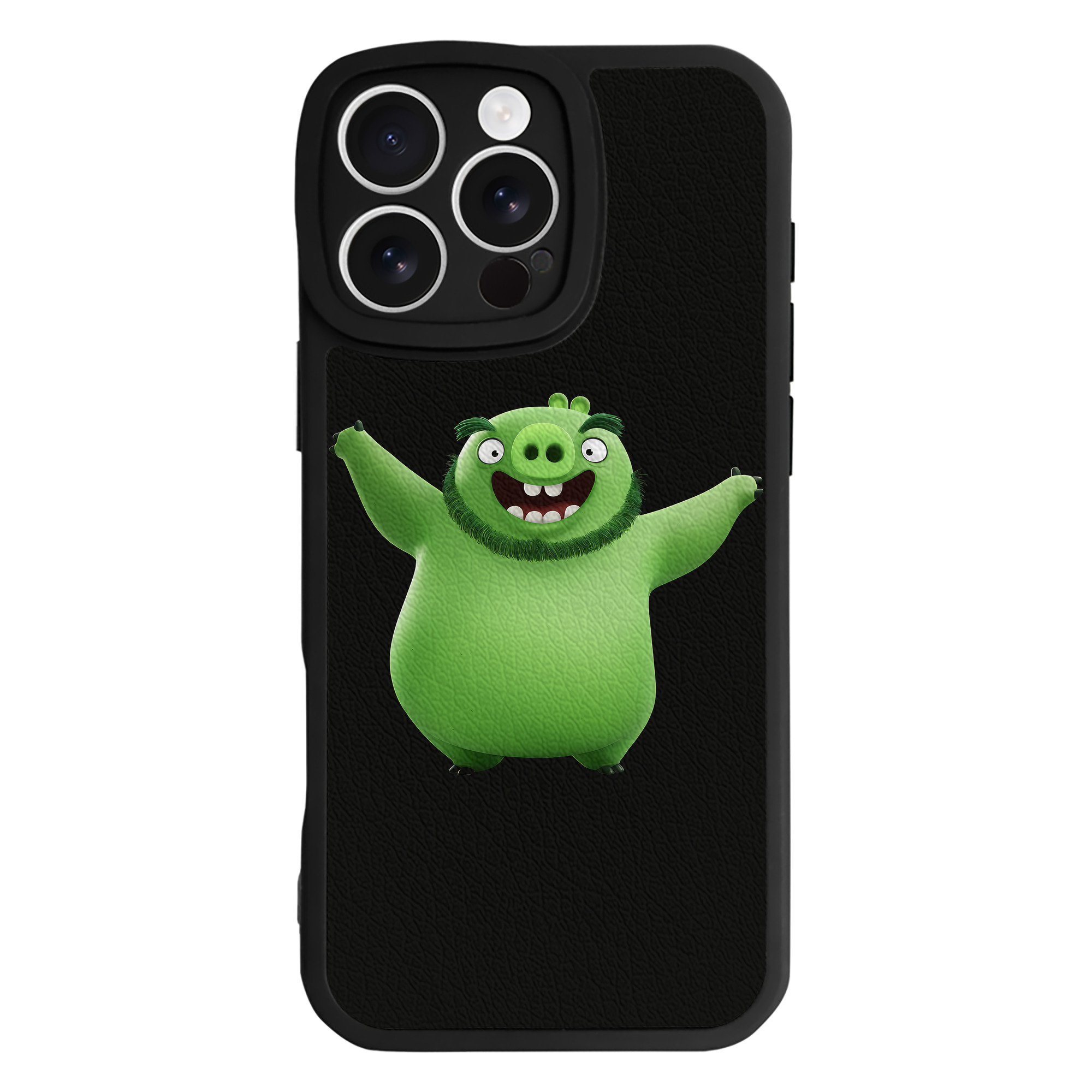 （画像用） Angry Birds アングリーバード 【iPhone 16シリーズ対応】シリコンスマホケース（レザー調） 材質：シリコン